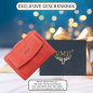 Preview: Slim Wallet mit Münzfach & RFID-Schutz 24- (12A) Mini Geldbörse Herren & Damen - Kartenetui Kreditkartenetui - Portmonee Geldbeutel Portemonnaie Neu